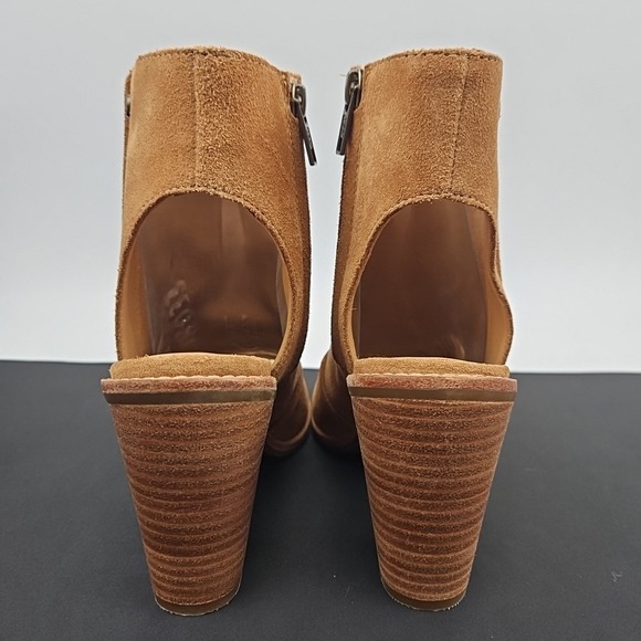 UGG Valencia Peep Toe Heeled Ankle Boots Booties Women's Size 7 New - Picture 4 of 8